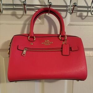 Coach Rowan satchel in electric pink